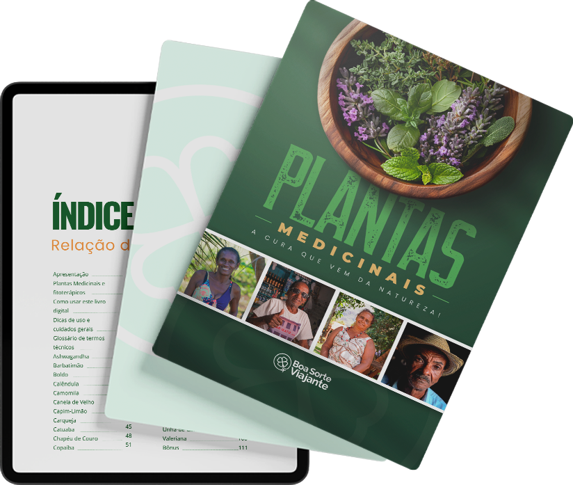 Mockup do Livro Digital de Plantas Medicinais